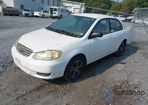 2003 Toyota Corolla Le из США, поврежденный, VIN 2T1BR32E03C008957